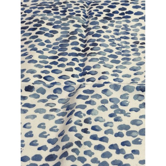 Set of 2 Blue printed watercolor dots pillow cover 18"x18" -NEW - Picture 6 of 6